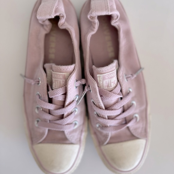 Retro Lavender Chuck Taylors - Picture 5 of 7
